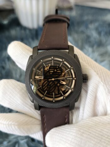 Fossil Men’s Dark Brown Automatic Wrist Watch